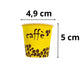 500 - 1000 Bicchieri monouso caffè in cartoncino da 75ml | R.F. Distribuzione ingrosso