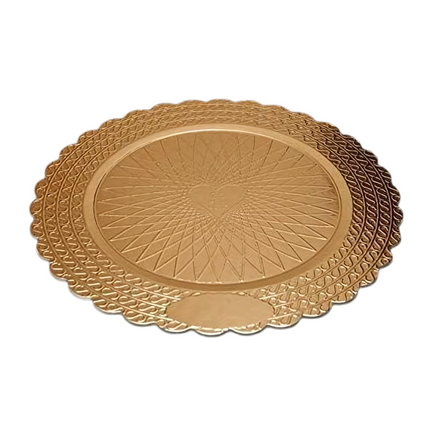 Piatto Oro con Ala 20/22/24/26 cm - Confezione da 10KG | Eleganza e Resistenza per Ogni Occasione