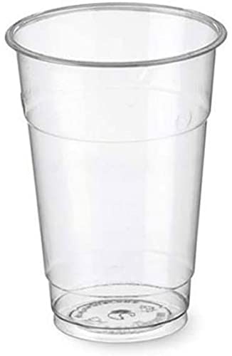 100/500/1250 Bicchieri monouso 250ml tacca 0,2 Biodegradabili e Compostabili in PLA usa e getta Plastic free | After Plastic (500)