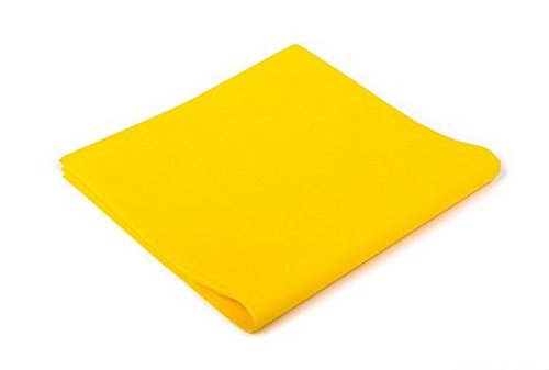 BLUE TRADE Tovaglia tnt 100x100cm 25 Pezzi giallo Coprimacchia per Pub e Ristoranti