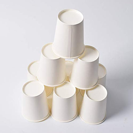 Generico Bicchieri di Carta Monouso 240ml/50 pz Ecofriendly Bianchi in Cartoncino USA e getta Bevande Fredde e Calde Compleanni Feste