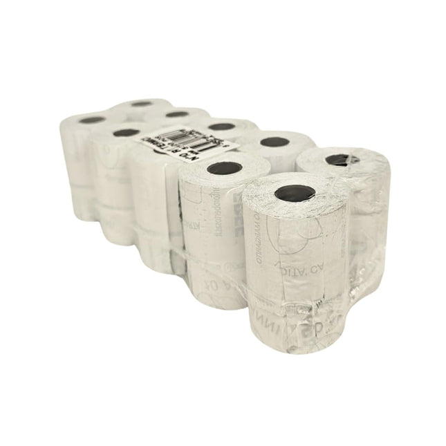 Confezione 50 Rotoli Termici mm 57x30 mt Omologati per Registratore di Cassa Carta Termica 1a Qualità