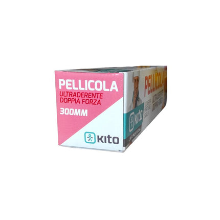 Pellicola per Alimenti 300 mt 3 Rotoli Trasparente Biodegradabile Superaderente professionale con Taglierina