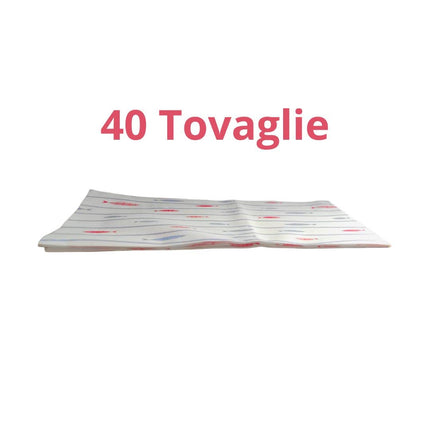 RFD Tovaglie in TNT 100x100 cm Fantasia Mare - 40 Tovaglie - Per Ristoranti, Pub, Pizzeria e Casa - Tessuto Non Tessuto