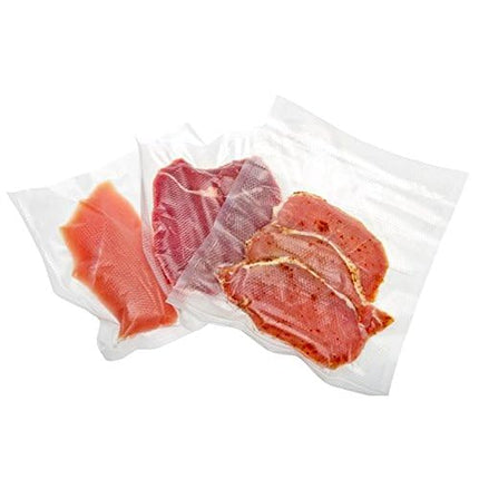Plastarpak - 100 Buste Sacchetti Goffrati per Sottovuoto per Alimenti 20x30 centimetri 105 Micron