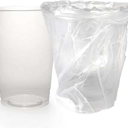 Idea Shopping Center 1000 BICCHIERI PET 200 ml IMBUSTATI SINGOLARMENTE MONOUSO RISTORANTE BAR HOTEL