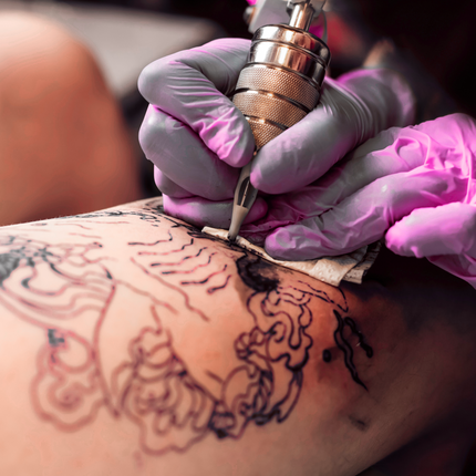 Guanti in nitrile Rosa monouso - 100 - 500 - 1000 Pezzi - per tattoo | alimenti | parrucchieri | centri estetici