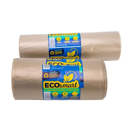 Sacchi Spazzatura Grandi 120L Ambra - 40 Buste Ultra Resistenti Industriali 90x120