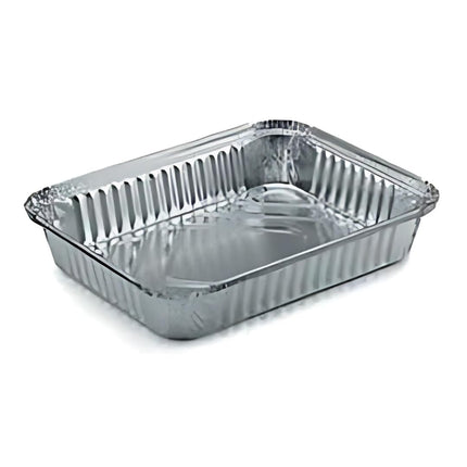 Vaschette In Alluminio R29L Con Coperchio 4 Porzioni Pz.100