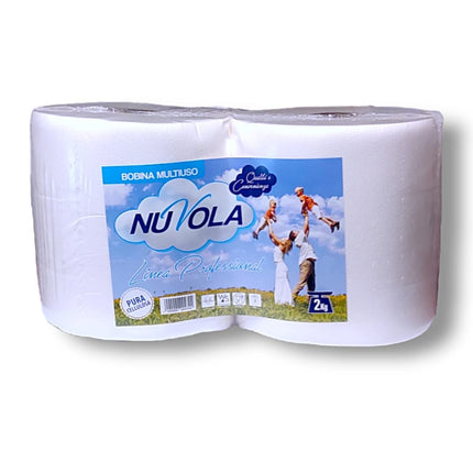 Rotoloni MAXI carta Asciugatutto Nuvola 2 Kg - 4 Rotoloni - strappi in cellulosa super assorbente