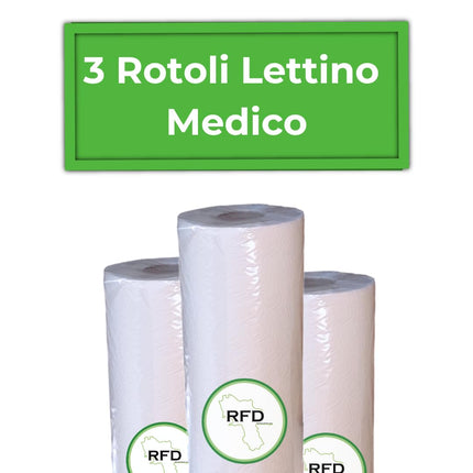 Rotoli Lettino Medico Carta Doppio velo Imbustato Singolarmente - Offerta Lenzuolino rotolo estetica in Pura Cellulosa Made in Italy per estetisti massaggio terapie