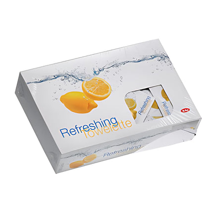 Salviette Detergenti al Limone 100 Pezzi - Freschezza e Igiene a Portata di Mano - Perfette per Ristoranti