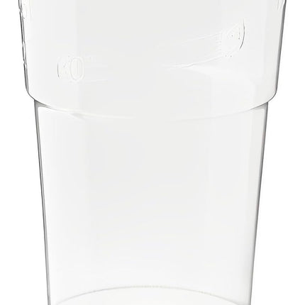 100/500/1000 Bicchieri monouso 400ml tacca 0,3 ed a 1/2 pinta - Biodegradabili e Compostabili in PLA usa e getta Plastic free | After Plastic (100)