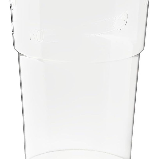 100/500/1000 Bicchieri monouso 400ml tacca 0,3 ed a 1/2 pinta - Biodegradabili e Compostabili in PLA usa e getta Plastic free | After Plastic (100)