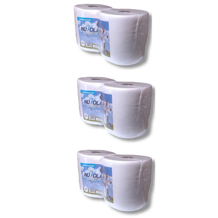 Rotoloni MAXI carta Asciugatutto Nuvola 2 Kg - 6 Rotoloni - strappi in cellulosa super assorbente