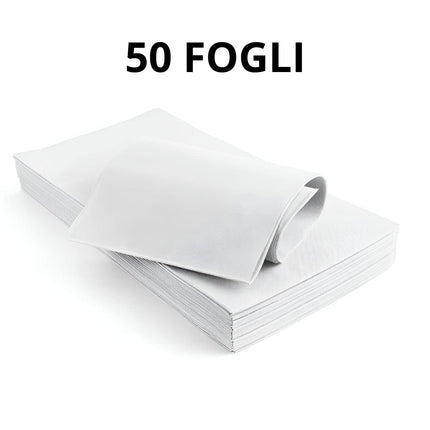 RFD Tovaglie in TNT Bianco 100x100 cm - 50 Tovaglie - Per Ristoranti, Pub, Pizzeria e Casa - Tessuto Non Tessuto