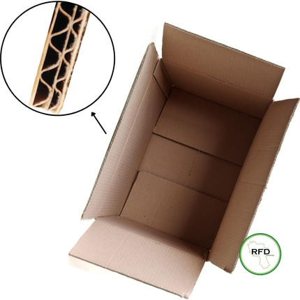 Scatole Cartone Doppia Onda 60x40x40 cm – Pack da 10 Pezzi - Scatoloni Resistenti per Trasloco e Imballaggio