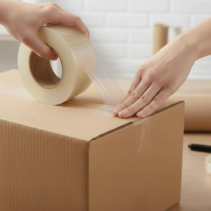 RFD Nastro Adesivo Trasparente 12 Rotoli x 132m (1584m Totali) - Nastro da Imballaggio Extra Lungo per Pacchi e Spedizioni - Alta Qualità Made in Italy - Forte Adesione, Silenzioso e Resistente