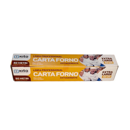 Carta Forno 3 Rotoli 50mt Professionale Antiaderente per Friggitrice ad aria - Forni - Microonde - 50 Metri (Lunghezza) x 40 cm (Larghezza)