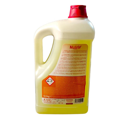 Detersivo Detergente per Lavastoviglie Liquido 5,5 Kg Professionale - Per Acque di tutte le Durezze - Senza Fosfati - Per la Ristorazione e non solo