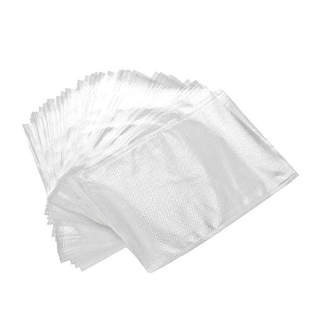 Plastarpak - 100 Buste Sacchetti Goffrati per Sottovuoto per Alimenti 20x30 centimetri 105 Micron
