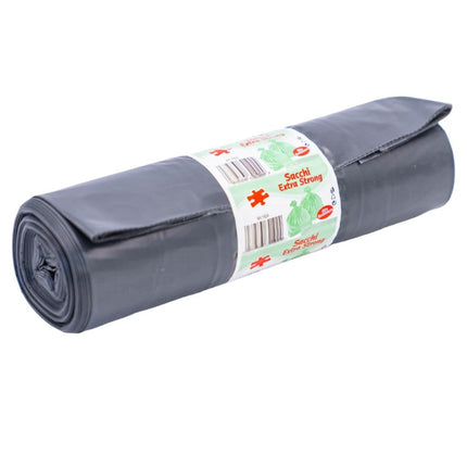 Sacchi Spazzatura Grandi 40L Neri Buste Ultra Resistenti Industriali 55x65