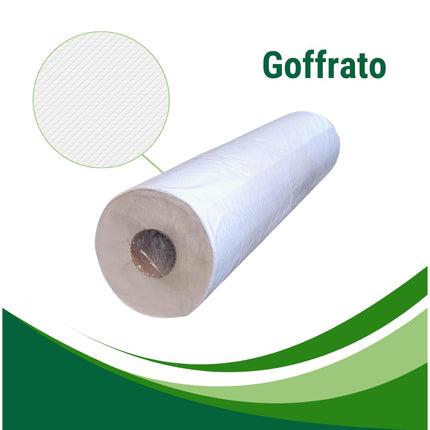 Rotoli Carta Lettino massaggio Lenzuolino Medico Doppio velo Imbustato Singolarmente - 6 Rotoli - Offerta estetica in Pura Cellulosa Made in Italy per estetisti massaggio terapie