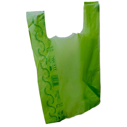 Buste Shopper 6 Kg con Manico - Biodegradabili Compostabili 34x65