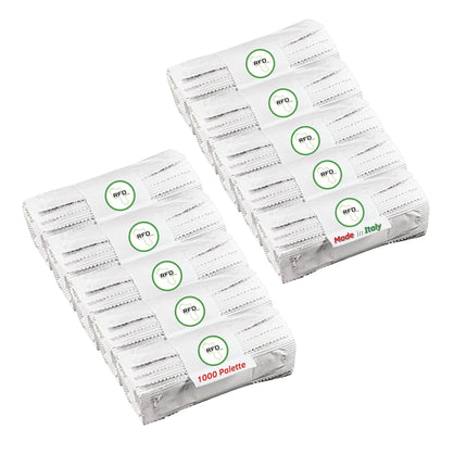 1000 Palette Caffè Monouso in Legno imbustate singolarmente bastoncini Biodegradabile | Confezione Singola | Ecosostenibili e Resistenti al Calore | palettine per caffe, Tè e Bevande Calde