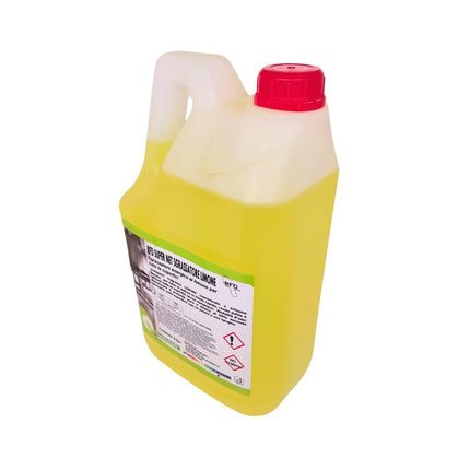 Sgrassatore universale tanica 5 lt Limone - Professionale Spray Cucina Forno Bagno Pavimenti - Offerta Made in Italy