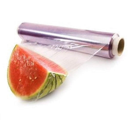Pellicola trasparente per alimenti Clean Planet, ideale per la conservazione di alimenti, frutta, verdura, pelleria, pesce, salumi, carne. Rotolo extra grande 30 cm x 300 m