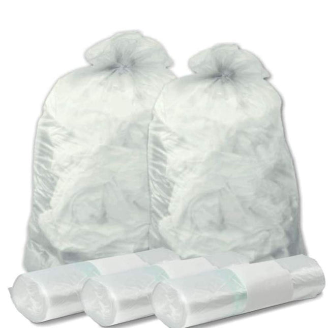 SACCHI SPAZZATURA TRASPARENTI IN PLASTICA PE-LD Cm 70x110 (110 litri) - SCATOLA DA 100 SACCHETTI