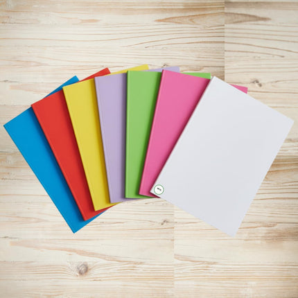 RFD | MAXI Set 10 Quaderni A4 a Righe (21Cm X 29,7Cm) - Rigatura 1R (Senza Margini) – Carta 80G/Mq Anti-Trasparenza – Pacco Quaderni Scorta Scuola Superiore e Media