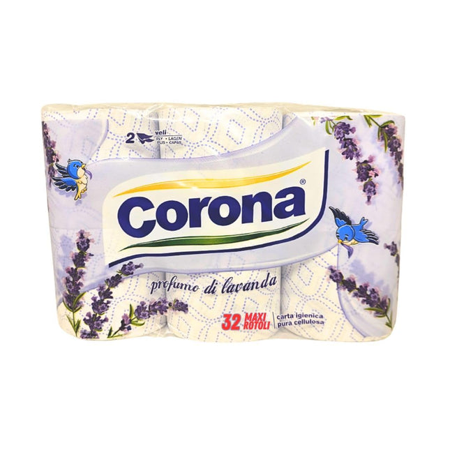 Carta Igienica Profumata alla Lavanda - Confezione da 32 Rotoli, Doppio Velo, Pura Cellulosa, Morbidezza Superiore e Aroma Rilassante