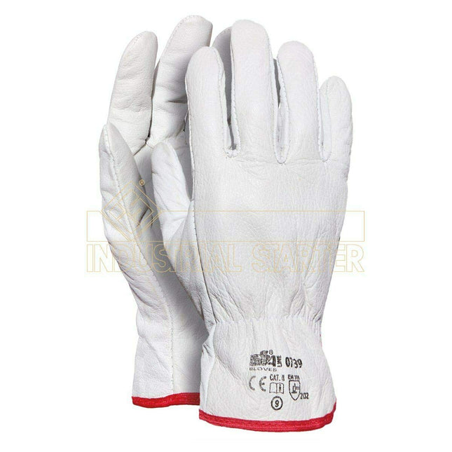 Heavy Duty Protection GUANTI DA LAVORO IN PELLE FIORE BOVIN TAGLIA 10-12 PAIA