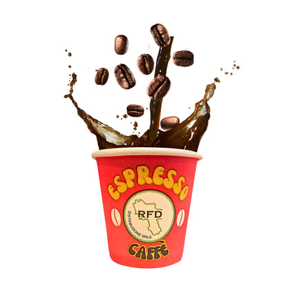 RFD 1000 Bicchieri di Carta Caffe 75 ml - Maxi Scorta Tazzine Monouso bicchierini caffè Anti-Perdita – Ideali per Espresso, Ufficio e Bar – Biocompostabili Made in Italy