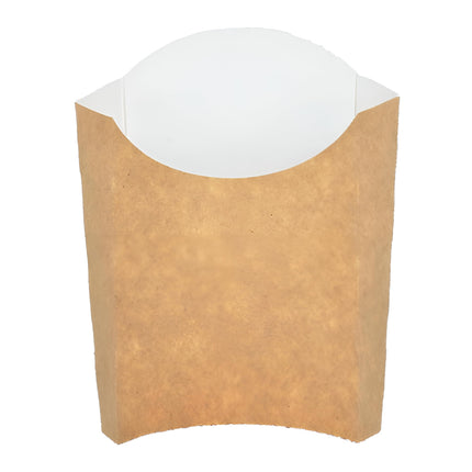 RFD Contenitori per Fritti Confezione 200 Scatole per Fritti - 13x5,5x13 cm 250 ML- Per Asporto Con Rivestimento anti Grasso Usa e Getta