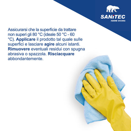 Sanitec, Fornonet, Detergente Alcalino Schiumogeno Super Concentrato per Forni, Grill e Piastre, Rimozione Rapida di Incrostazioni e Residui di Cottura, 100% Made in Italy, Flacone 750 ml