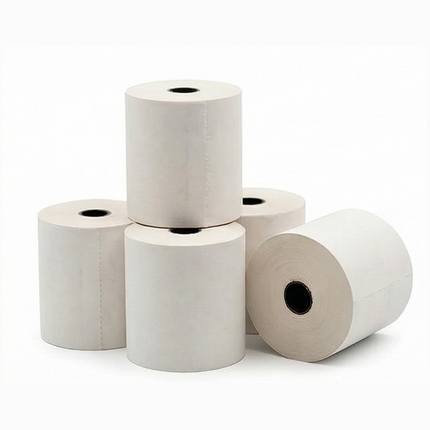 Rotoli Carta Termica 80x80mm Omologati - Alta Qualità BPA Free (Confezioni da 10, 30, 50 pezzi)