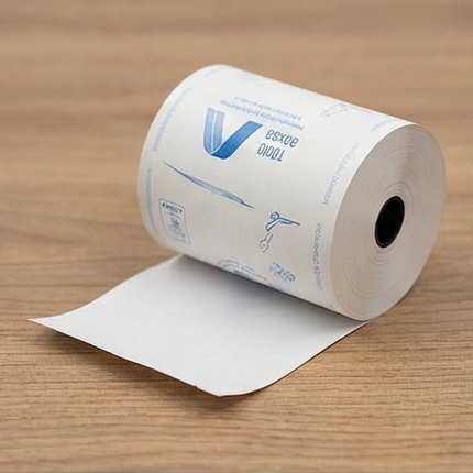 Rotoli Carta Termica 80x80mm Omologati - Alta Qualità BPA Free (Confezioni da 10, 30, 50 pezzi)