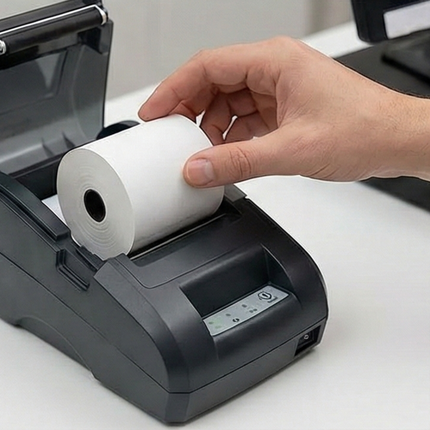 Rotoli Carta Termica 80x80mm Omologati - Alta Qualità BPA Free (Confezioni da 10, 30, 50 pezzi)