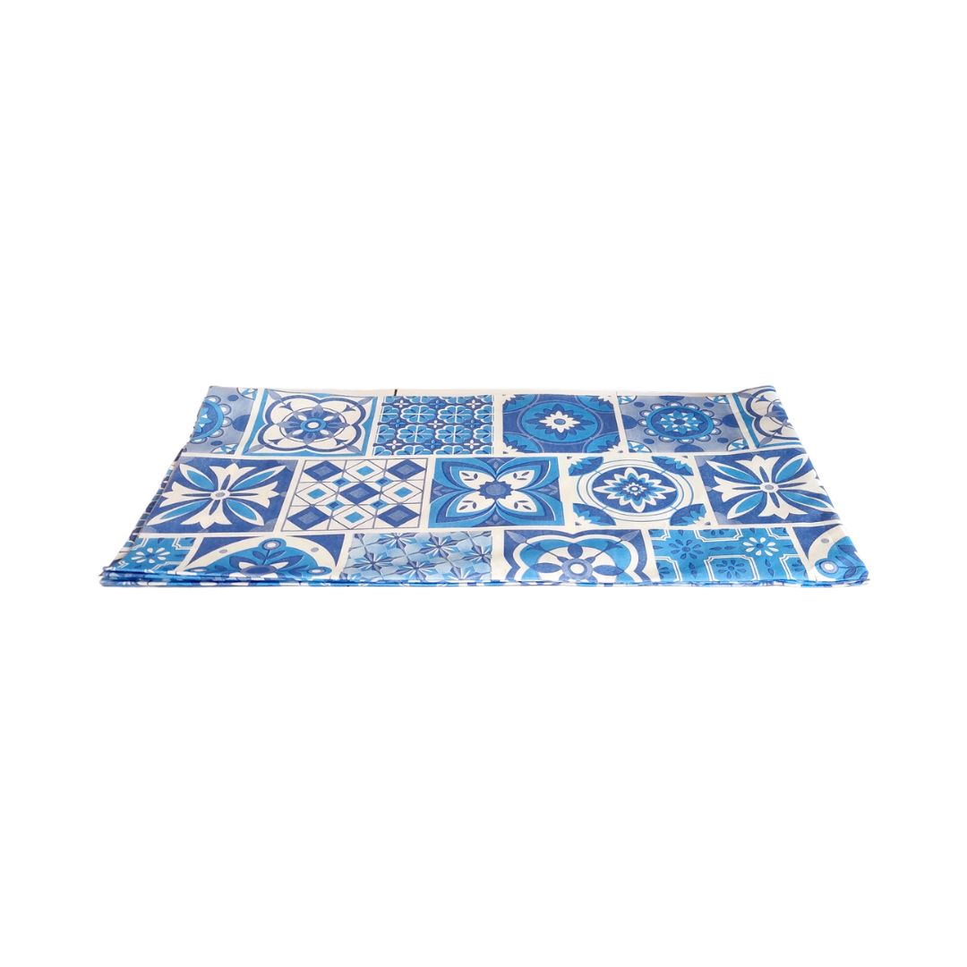 Tovaglia 100x100 in tnt Barche blu 50 pezzi - Effemigiene