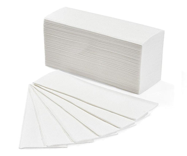 Asciugamani Di Carta Piegati CWS Riciclati V-Fold 1-ply Natural 5000 Fogli - Foto 3