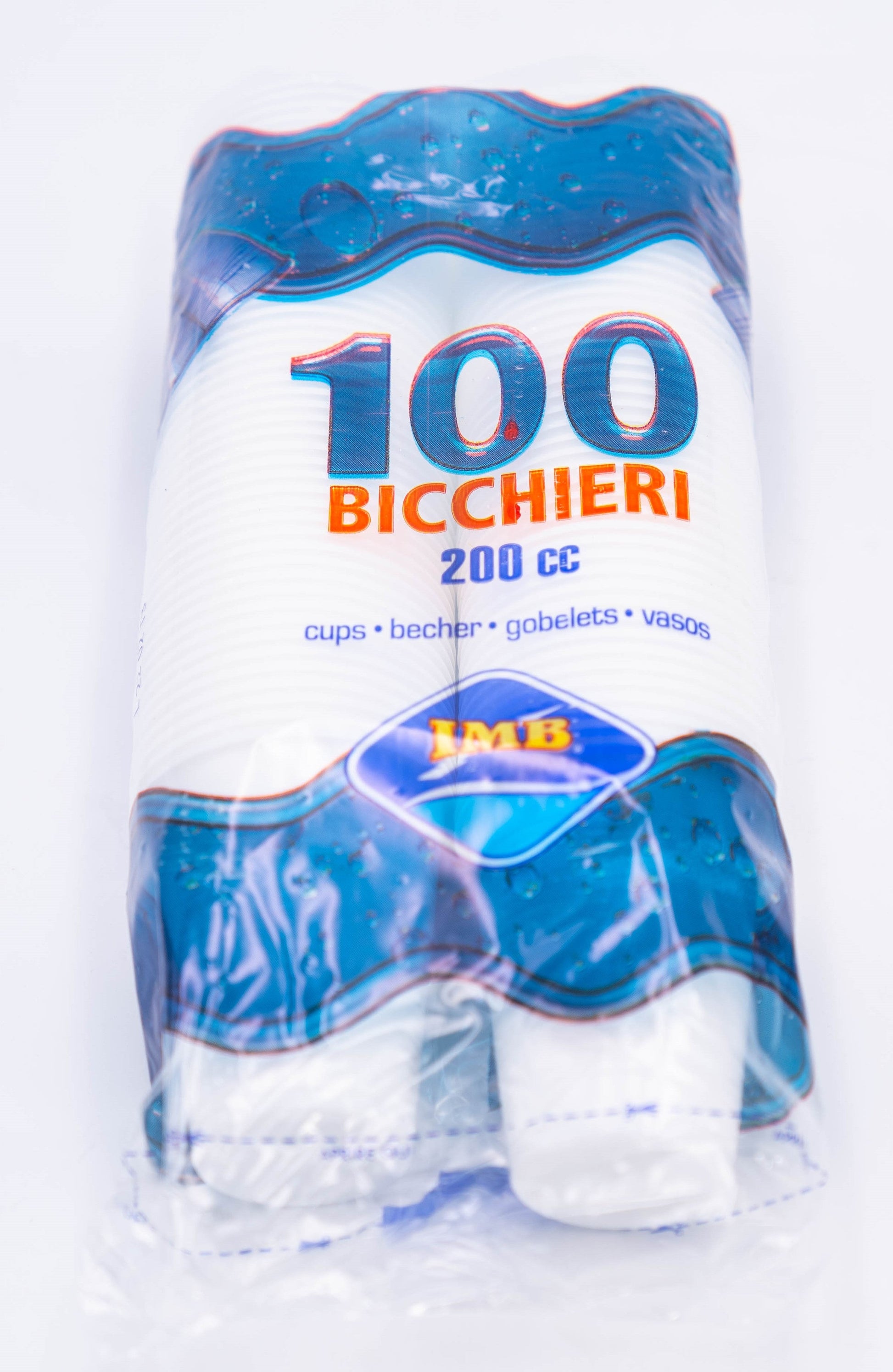 100 Bicchieri di plastica