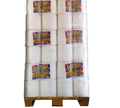 OFFERTA PALLET A SPEDIZIONE GRATUITA! 45 o 90 coppie rotoloni Maxi splash 2000 90 o 180 Rotoloni Asciugatutto