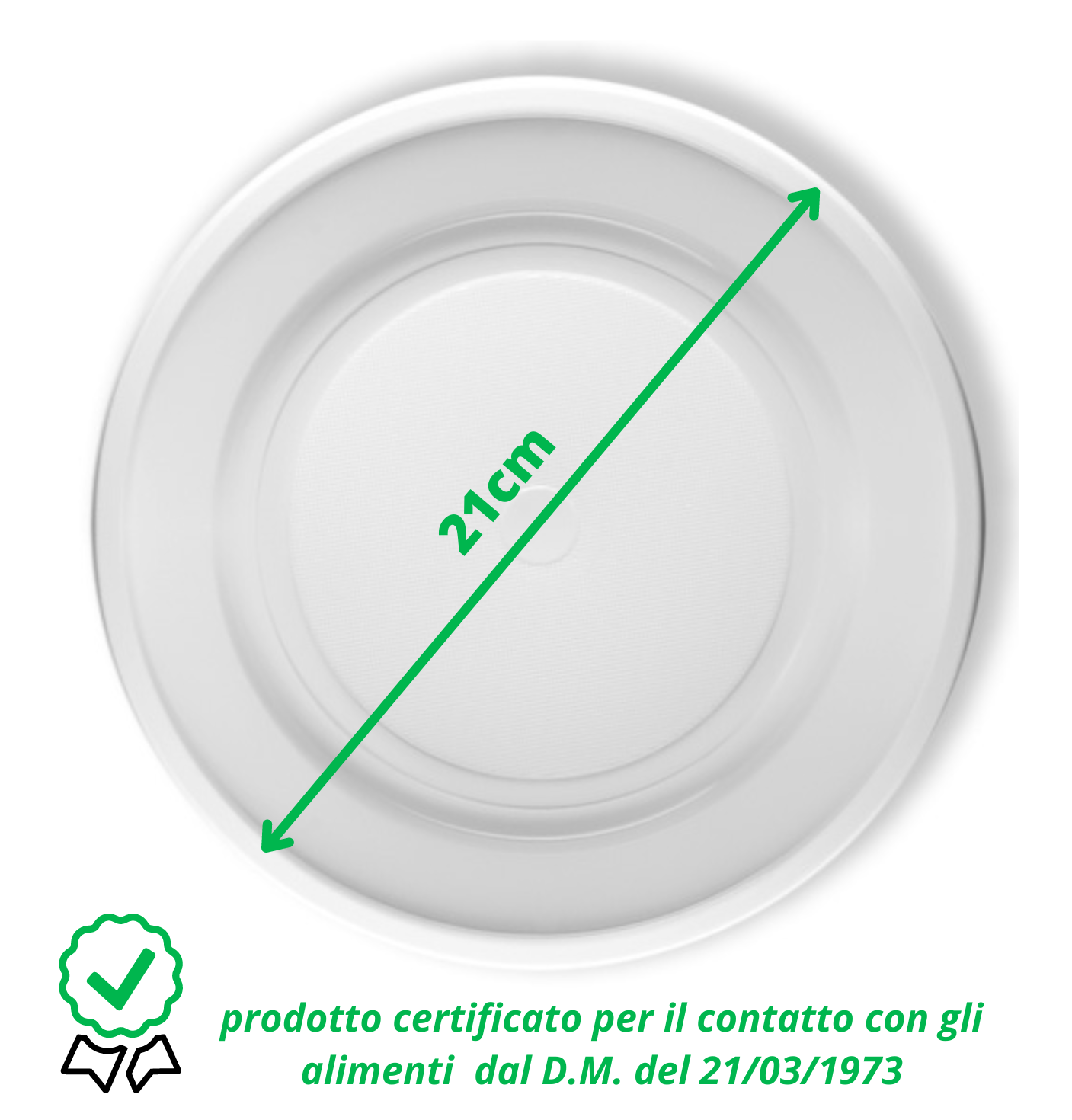 100 piatti monouso plastica rigida usa e getta economici Ingrosso €20,99 –  R.F. distribuzione