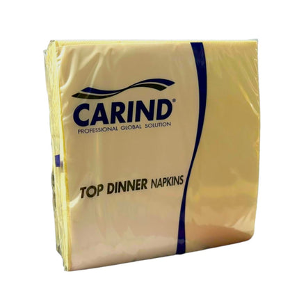 Tovaglioli di Carta Pura Cellulosa Rettangolari Colore Giallo , 38x38 , Doppio Velo - Resistenti , Morbidi MAXI SCORTA 200 Pezzi